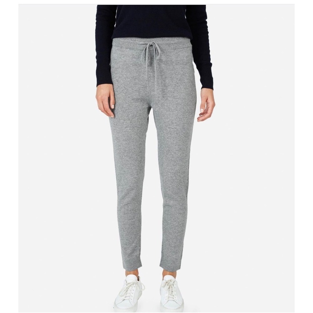 Everlane Womens Gray 100% Cashmere Sweatpants Drawstring Joggers Pants Medium